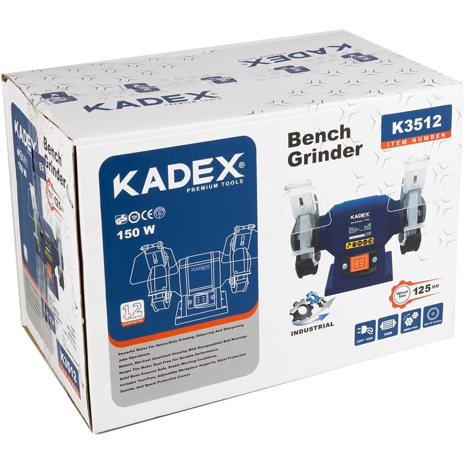 سنگ سنباده رومیزی 125 میلیمتری مدل K3512 کادکس — تصویر ۴