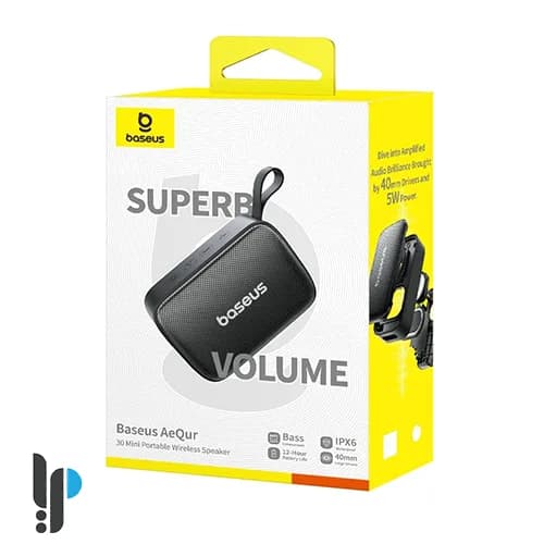 اسپیکر بلوتوثی 5 وات بیسوس مدل Baseus AeQur 30 Mini A20077900123 — تصویر ۲