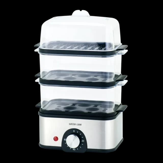 تخم مرغ پز و بخارپز گرین لاین 3Tier | ظرفیت 16 تخم مرغ — تصویر ۲