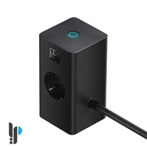 هاب شارژر 5 پورت 65 وات بیسوس مدل baseus PowerCombo PSLR000301 — تصویر ۵