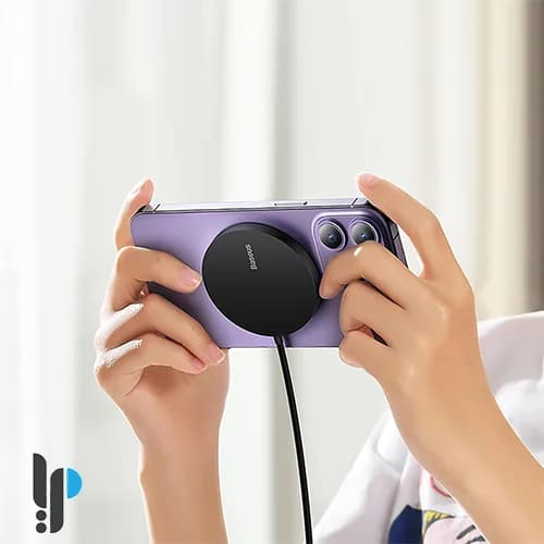 شارژر بی سیم بیسوس مدل Simple Mini3 Magnetic Wireless Charger CCJJ0400 — تصویر ۳