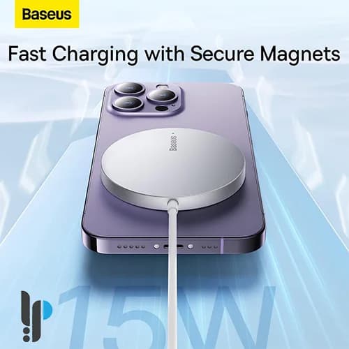 شارژر بی سیم بیسوس مدل Simple Mini3 Magnetic Wireless Charger CCJJ0400 — تصویر ۶