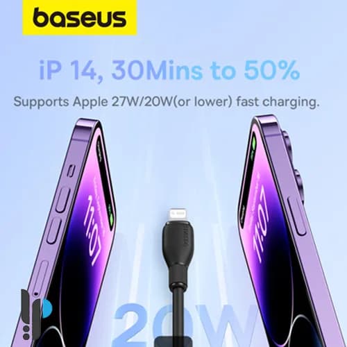 کابل شارژ 1.2 متری Type-C به لایتنینگ بیسوس مدل Baseus Pudding P10355701 — تصویر ۷