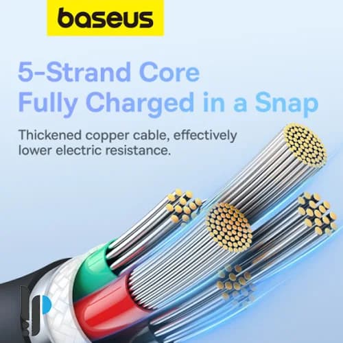 کابل شارژ 1.2 متری Type-C به لایتنینگ بیسوس مدل Baseus Pudding P10355701 — تصویر ۶