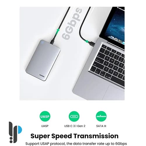 باکس هارد 2.5 اینچی یوگرین مدل Ugreen CM300 کد 70498 — تصویر ۴