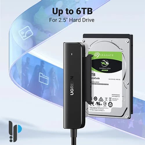مبدل Type-C به SATA یوگرین مدل Ugreen CM321 کد 70610 — تصویر ۶