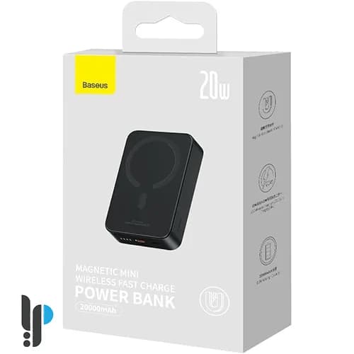 پاوربانک 20 واتی بیسوس مدل Baseus Magnetic Mini PPCX1500 ظرفیت 20000 میلی آمپر — تصویر ۷