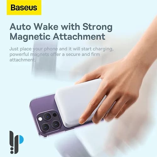 پاوربانک 20 واتی بیسوس مدل Baseus Magnetic Mini PPCX1500 ظرفیت 20000 میلی آمپر — تصویر ۶