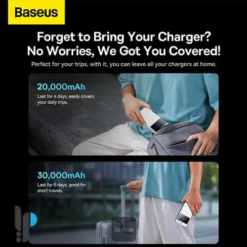 پاور بانک 22.5 واتی بیسوس مدل Baseus Star-Lord PPXJ0801 ظرفیت 30000 میلی‌ آمپر — تصویر ۴