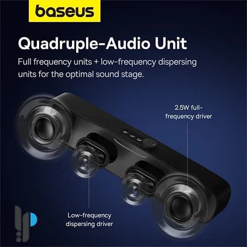 اسپیکر و مینی ساندبار بیسوس Baseus AeQur DS10 مدل A20054402111-00 — تصویر ۶