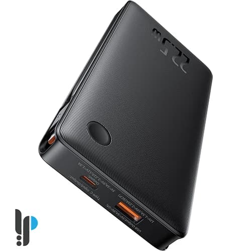 پاور بانک 22.5 واتی بیسوس مدل Baseus AirPow Lite P10067501 ظرفیت 10000 میلی آمپر با کابل Type-C و Lightning — تصویر ۷