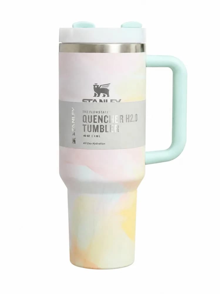 تراول ماگ استنلی (Stanley) مدل Quencher H2.0 ظرفیت ۱.۱۸ لیتر – طرح خاص ابر و باد (Marble) — تصویر ۲