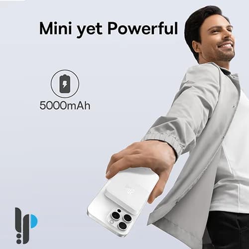 پاوربانک 20 واتی بیسوس مدل Baseus MagPro Magnetic Bracket P10064101Y ظرفیت 5000mAh — تصویر ۷