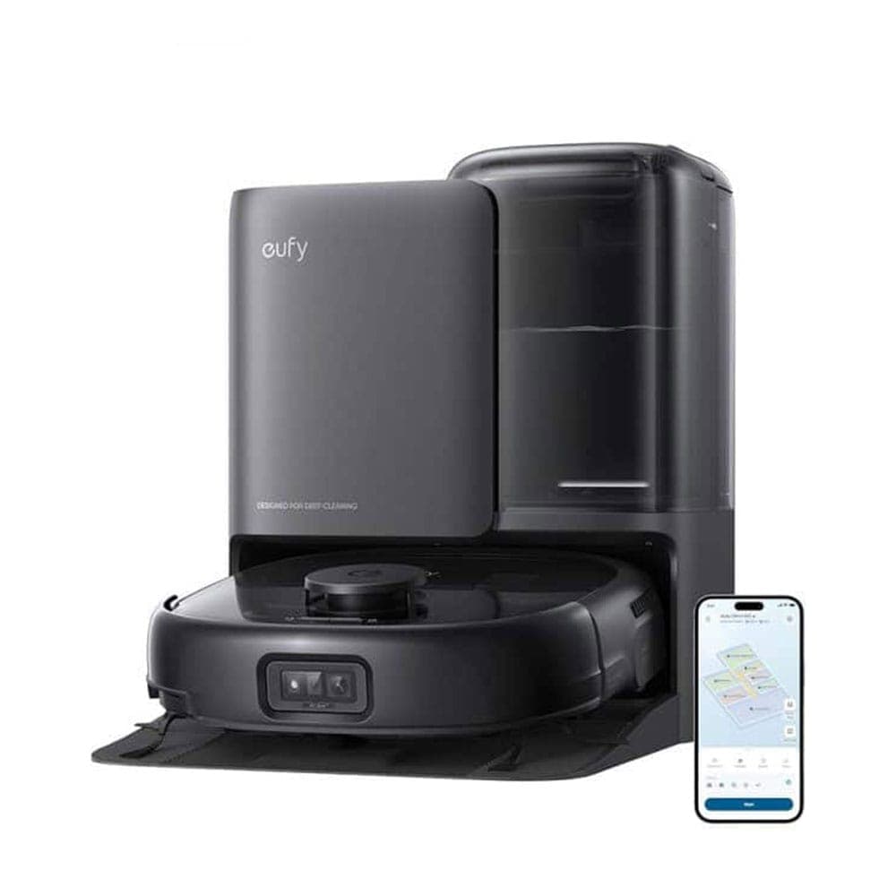 جارو رباتیک هوشمند انکر Eufy E25 HydroJet مدل T2353 | مکش 20000 پاسکال با ایستگاه تخلیه خودکار