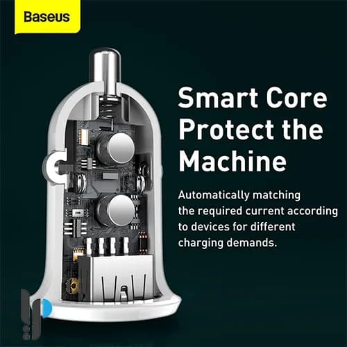 شارژر فندکی 24 وات بیسوس مدل Baseus Grain Pro CCALLP — تصویر ۸