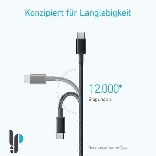 کابل تبدیل USB-C به USB-C انکر مدل Anker A8757 طول 1.8 متر — تصویر ۸
