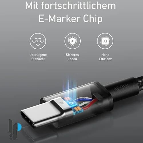 کابل تبدیل USB-C به USB-C انکر مدل Anker A8757 طول 1.8 متر — تصویر ۵