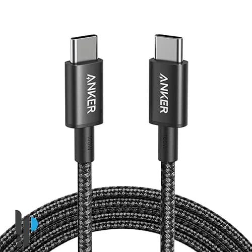کابل تبدیل USB-C به USB-C انکر مدل Anker A8757 طول 1.8 متر