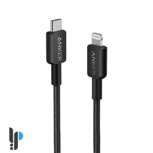 کابل تبدیل USB-C به لایتنینگ انکر مدل Anker 322 A81B5 طول 0.9 متر