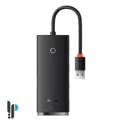 هاب 4 پورت بیسوس مدل Baseus WKQX080001 با کابل 0.25 متری USB
