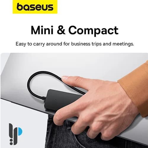 هاب 4 پورت USB بیسوس مدل Baseus UltraJoy B0005280B8111-03 با کابل 1 متری — تصویر ۶