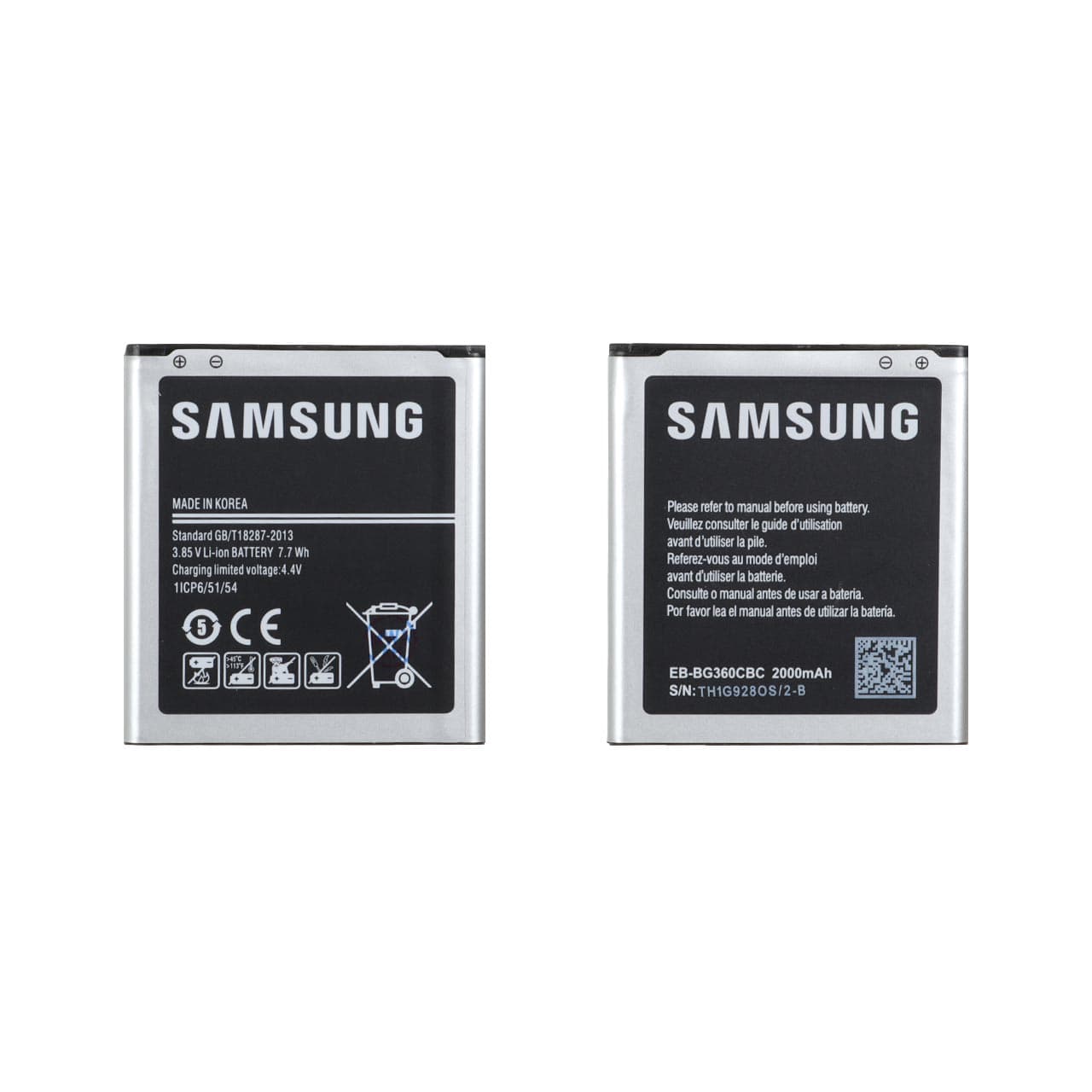 باتری موبایل Samsung مدل J2 با ظرفیت 2000mAh — تصویر ۲