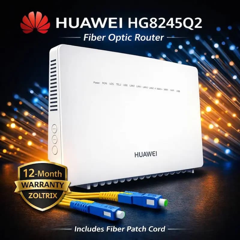 مودم فیبر نوری هوآوی EchoLife HG8245Q2 | ONT دوبانده با Wi-Fi و 4 پورت LAN — تصویر ۳