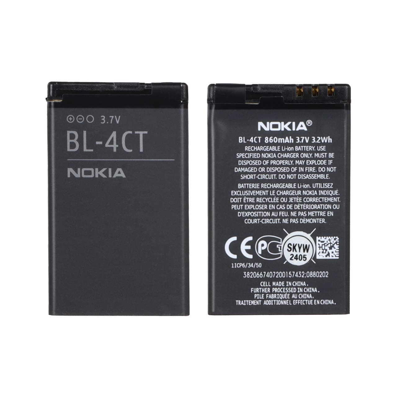 باتری موبایل Nokia مدل BL-4CT با ظرفیت 860mAh