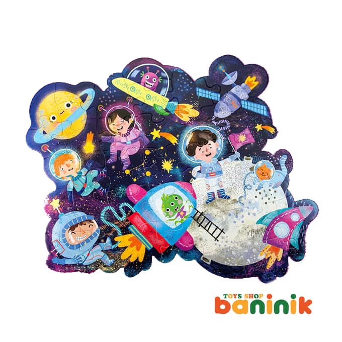 پازل 33 تکه Kid Fans ماجراجویی در فضا — تصویر ۲