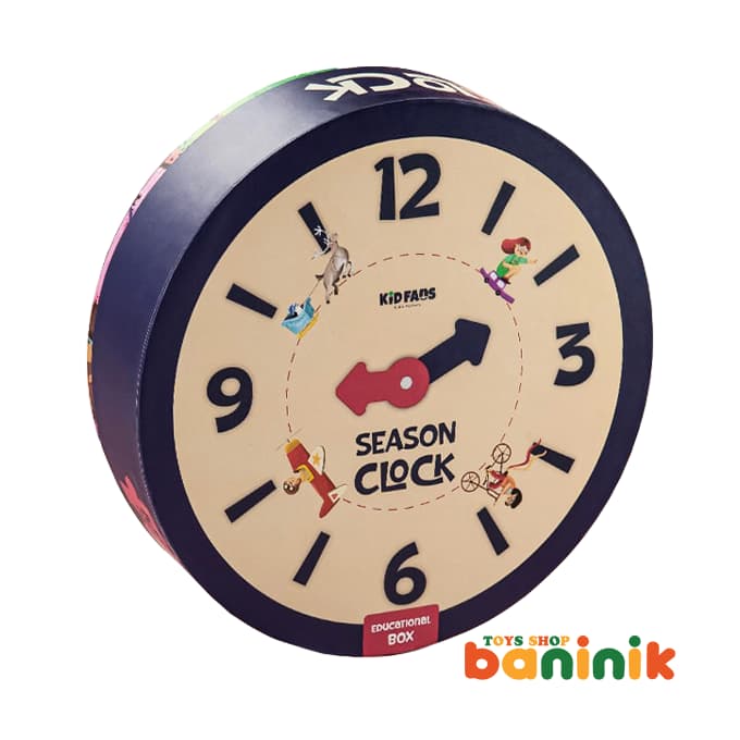 پازل 109 تکه آموزشی Kid Fans فصل و ساعت