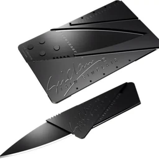 چاقوی کارتی تاشو مدل CardSharp – گجت کاربردی و مسافرتی با ابعاد کارت بانکی