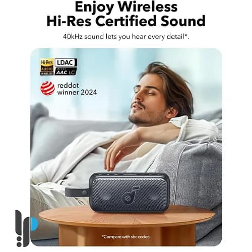 اسپیکر بلوتوثی قابل حمل انکر مدل Motion 300 A3135 — تصویر ۳