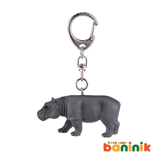جاکلیدی موجو سری اسب آبی Mojo Hippopotamus Keychain