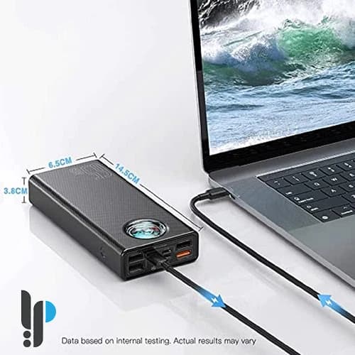 پاوربانک 65 واتی بیسوس مدل Baseus Amblight PPLG0001 ظرفیت 30000 میلی‌ آمپر — تصویر ۷