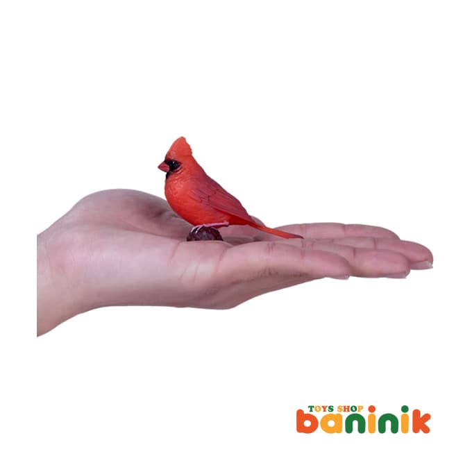 فیگور موجو سری پرنده سرخ قبا Mojo Red Cardinal Figure — تصویر ۴
