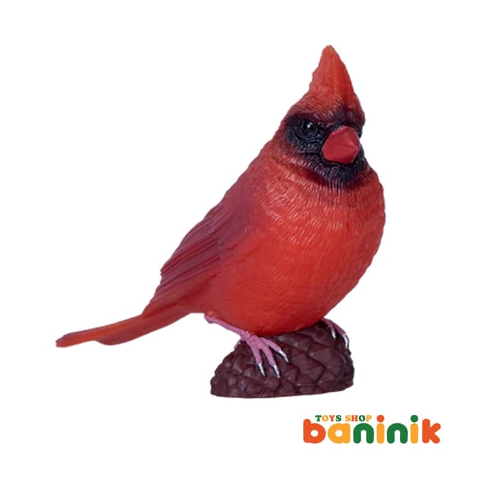 فیگور موجو سری پرنده سرخ قبا Mojo Red Cardinal Figure — تصویر ۲