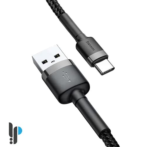 کابل شارژ 1 متری USB به Type-C بیسوس مدل Baseus Cafule CATKLF-BG