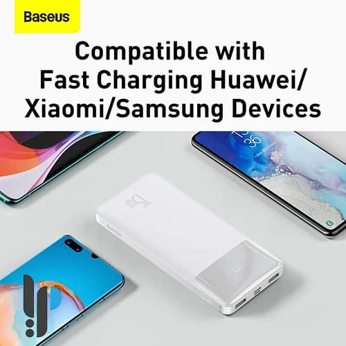 پاوربانک 15 واتی بیسوس مدل Baseus Bipow ظرفیت 10000 میلی آمپر — تصویر ۵
