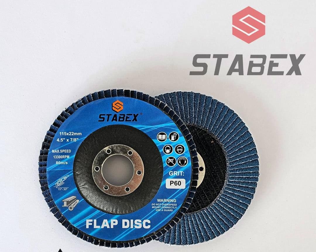 سنباده فلاپ سایز115میلیمتر گرید120 STABEX