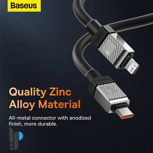 کابل شارژ ۲ متری Type-C به لایتنینگ بیسوس مدل Baseus CoolPlay CAKW0001 — تصویر ۸