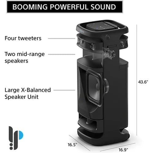 اسپیکر بلوتوثی قابل حمل سونی مدل Sony SRS-ULT1000 — تصویر ۵