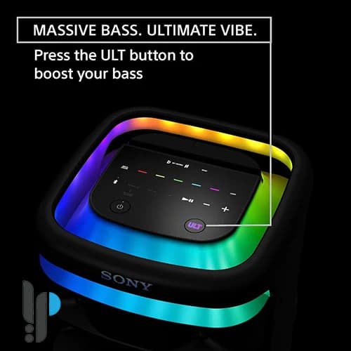اسپیکر بلوتوثی قابل حمل سونی مدل Sony SRS-ULT1000 — تصویر ۶