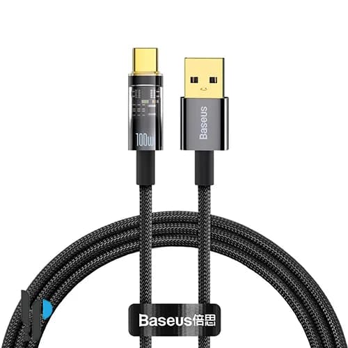 کابل شارژ 1 متری USB به Type-C بیسوس مدل Baseus Explorer CATS0002