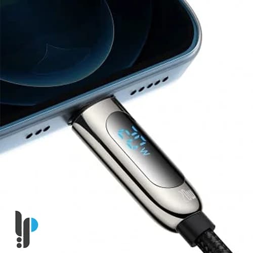 کابل شارژ 1 متری Type-C به لایتنینگ بیسوس مدل Baseus Display CATLSK — تصویر ۲