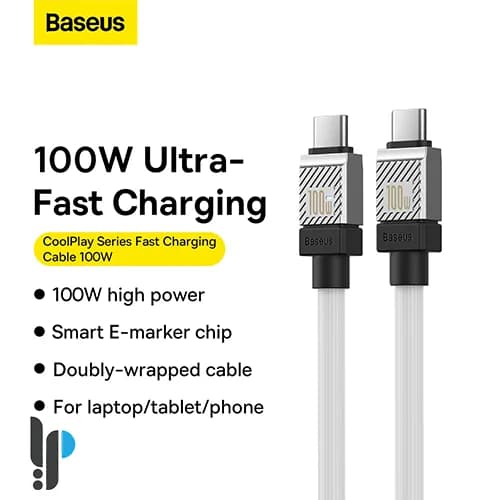 کابل شارژ ۲ متری Type-C به Type-C بیسوس مدل Baseus CoolPlay CAKW0003 — تصویر ۷