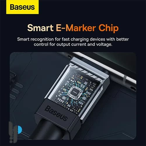 کابل شارژ ۲ متری Type-C به Type-C بیسوس مدل Baseus CoolPlay CAKW0003 — تصویر ۵