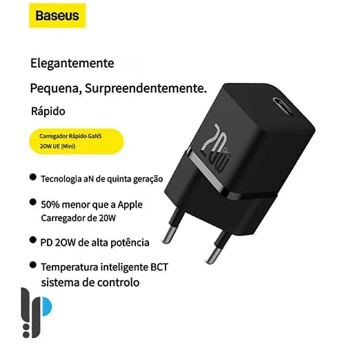 شارژر دیواری 20 واتی بیسوس مدل Baseus Gan5 Mini CCGN0501 — تصویر ۷