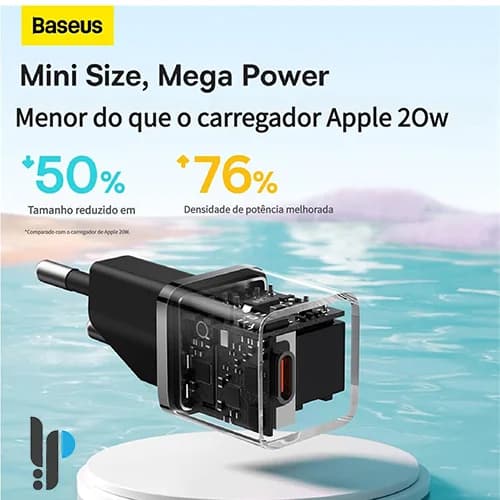 شارژر دیواری 20 واتی بیسوس مدل Baseus Gan5 Mini CCGN0501 — تصویر ۳