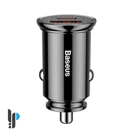 شارژر فندکی 30 وات بیسوس مدل Baseus Square Metal PPS CCALL-YS