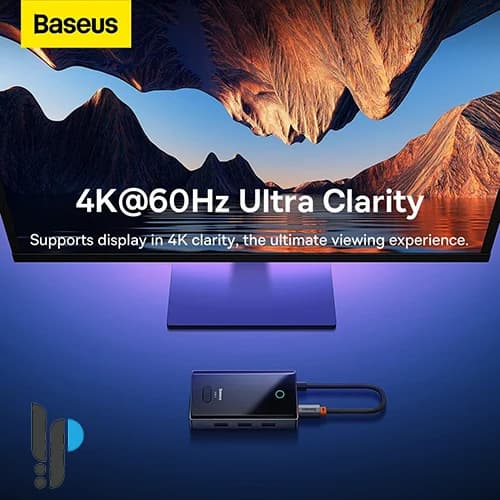 هاب 8 پورت USB-C بیسوس مدل Baseus Focus WKYY030313 — تصویر ۸